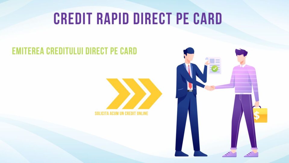 Credit rapid direct pe card